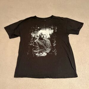 Bioworld Black Einstein Graphic‎ Tee